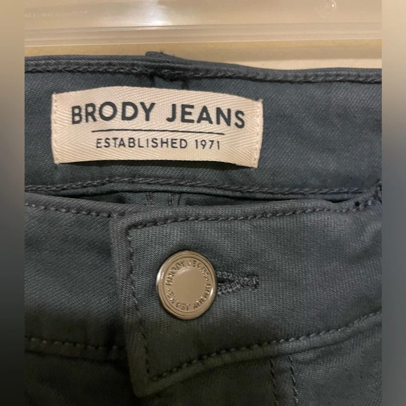 Sz 30 Brody Jeans color stretch denim mid rise skinny 30w 29 L Mr skinny - Picture 4 of 7